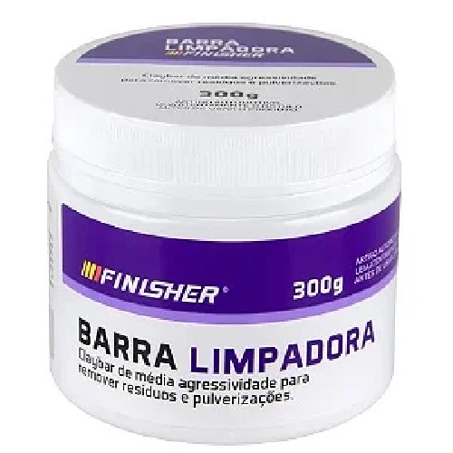 Clay Bar Finisher 300g: Limpeza Profunda Sem Danos