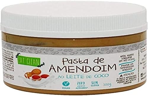 Eat Clean Pasta De Amendoim Ao Leite De Coco - 300G