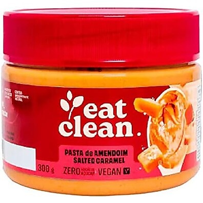 Pasta Amendoim Salted Caramel Eat Clean 300g - Sabor Irresistível!