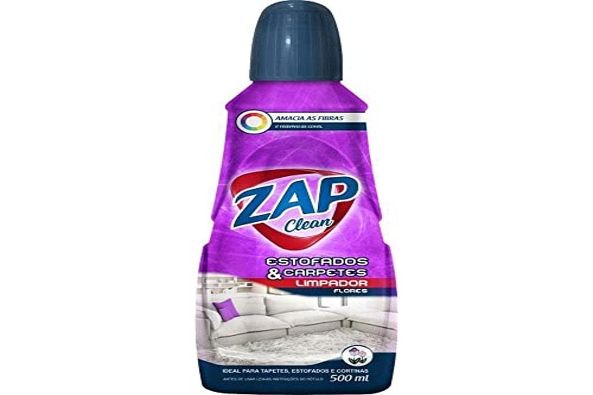 Limpador para Estofados e Carpetes Soin Zap Clean - 500ml | Limpeza Profunda e Fácil com Espuma Cristalizante