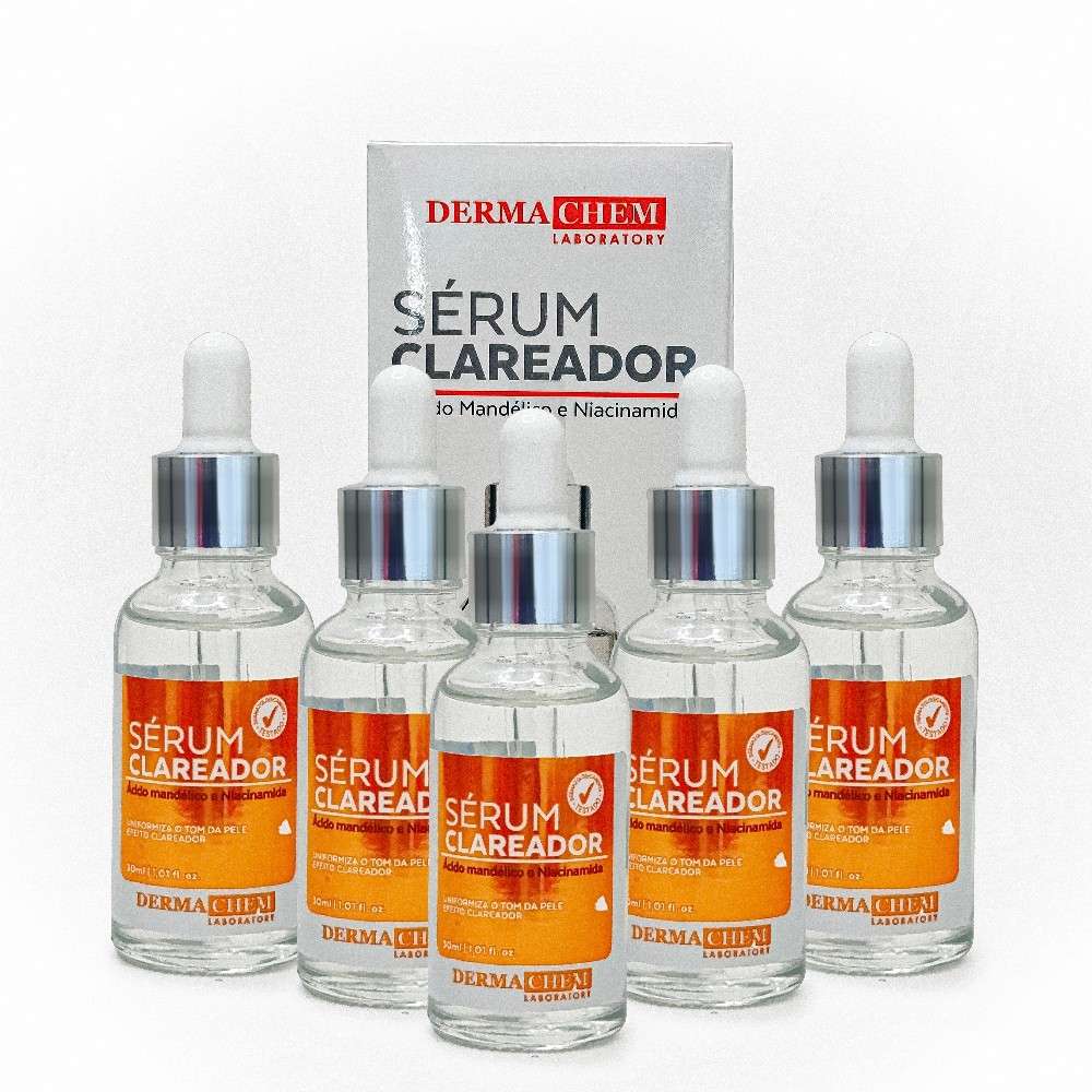 Clear Dermachem: Kit 5 Séruns Clareadores