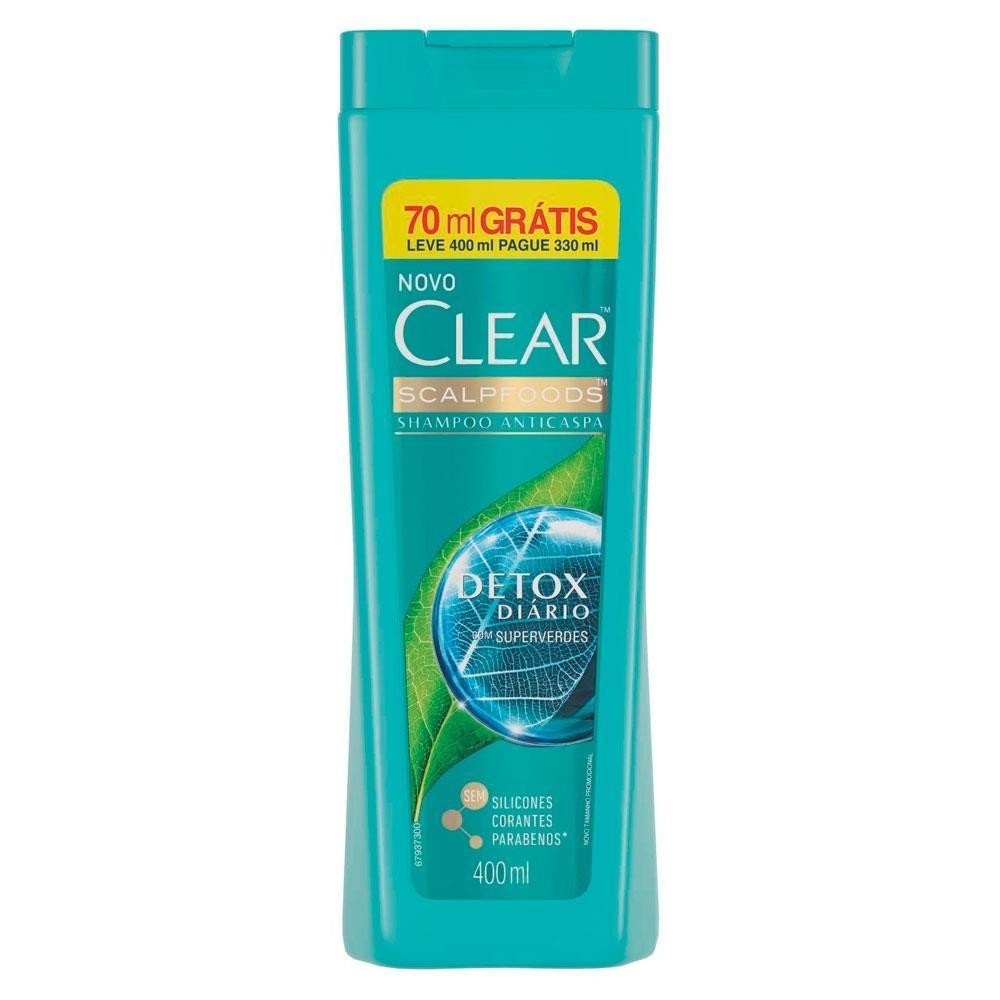 Clear Detox: Shampoo Anticaspa para Cabelo Saudável