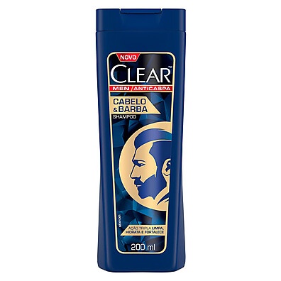 Clear Men Anti Caspa: Cabelo e Barba Saudáveis