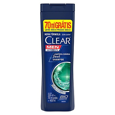 Clear Men Anticaspa: Cabelo Limpo e Sem Caspa