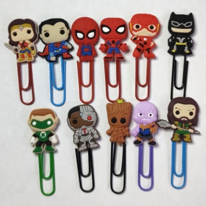 Clips Marcador de Página Super Heróis Avengers