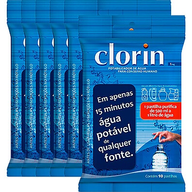 Cloro Desinfetante Pastilha: Água Potável em 1 Minuto!