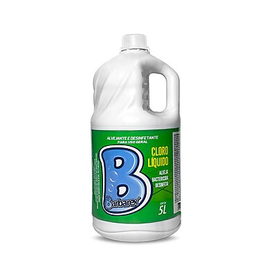 Cloro Líquido Barbarex 5L: Desinfete com Poder!