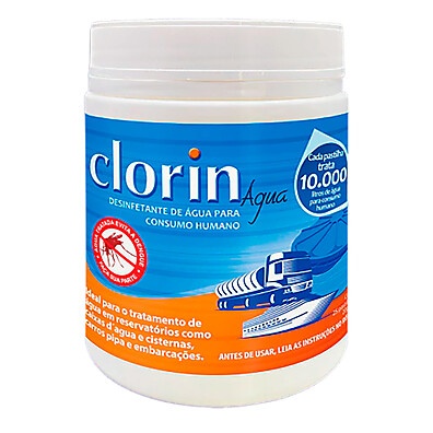 Cloro para Piscina: 25 Pastilhas Clorin 20g