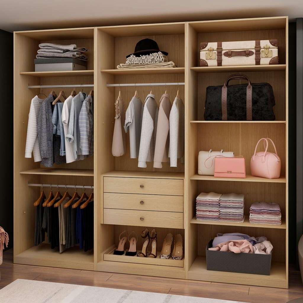 Closet Casal Infinity: Organize com Estilo!