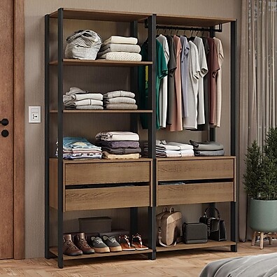 Closet Modulado 140cm Valencia Madesa: Organize Já!