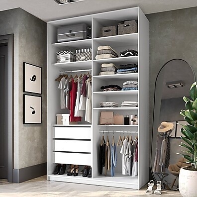 Closet Solteiro Branco: Organize com Estilo!