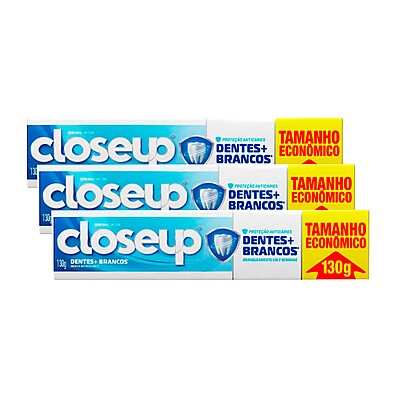 Closeup Dentes + Brancos: Kit 3x130g