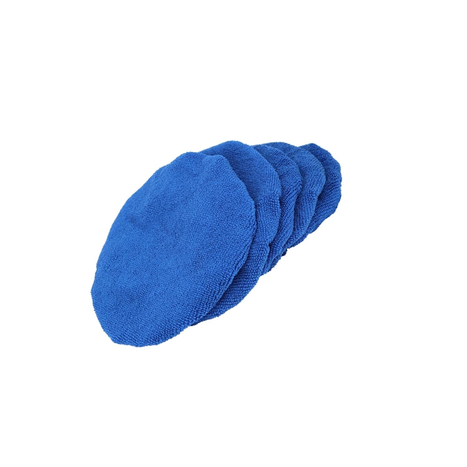 Capa de Almofada de Polimento para Carro - 5 Peças de Microfibra Macia 17 a 20 cm