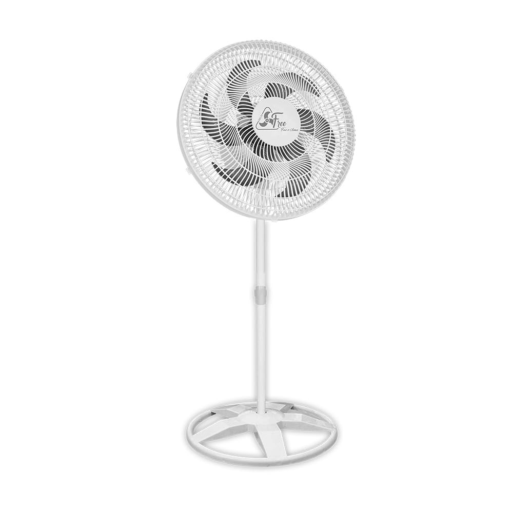 Venti-Delta Oscilante de Coluna Free 40 cm Grande Plástica, Bivolt, 634301, 140 W, Branco