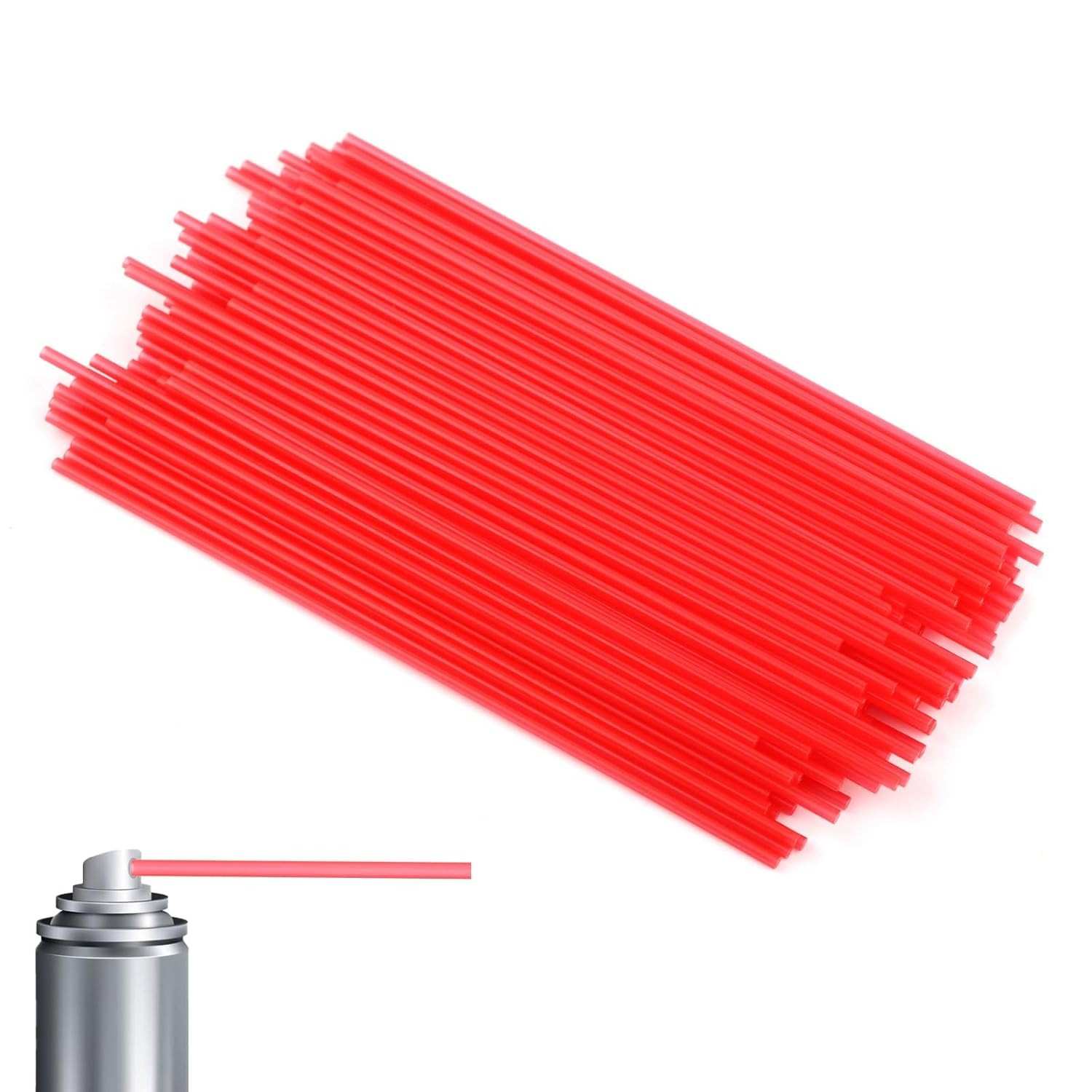 Gosknor 200 Canudos para Latas de Spray - Extensão de Bocal 12 cm - PP Flexível e Resistente