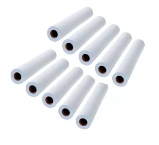 Lençol Descartável em Papel Hospitalar para Maca - 50x50 cm, 10 Rolos - Higiene e Conforto em Procedimentos Médicos