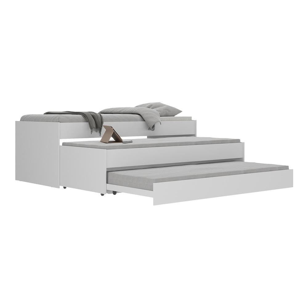 Tricama para colchão 88 x 188 cm Multimóveis Fg0739 Branca