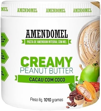 Pasta de Amendoim c/Mel Cacau e Coco (1,01kg) - Thiani