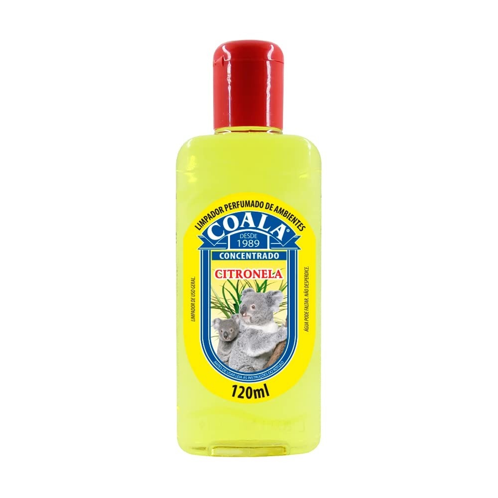 Coala Limpador Perfumado de Ambiente 120ml - Citronela Refrescante e Desinfetante