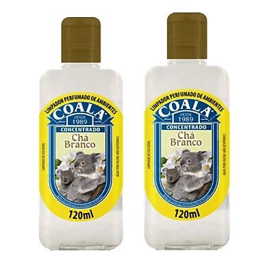 Coala Limpador Perfumado: 2 Unidades, Aroma Chá Branco