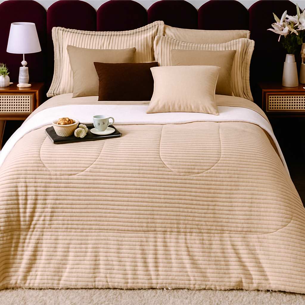 Cobertor Queen Coral Fleece: Aconchego e Luxo no Inverno