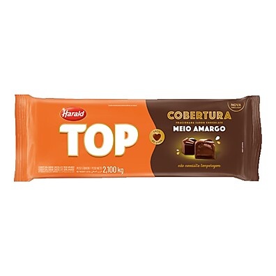 Cobertura de Chocolate Meio Amargo Harald: Sabor Premium!