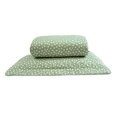 Cobre Leito Solteiro Poa Verde: Conforto e Estilo!