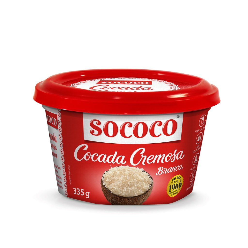Cocada Cremosa Sococo: Sabor Irresistível em 335g!