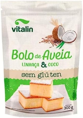 Vitalin Mistura Bolo Aveia Linhaça E Coco 300G