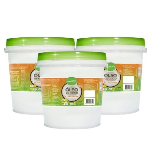 kit Com 3 - Óleos de Coco Extravirgem 1 Litro Qualicoco