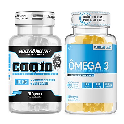 Coenzima Q10 + Ômega 3: Mais Energia e Saúde!