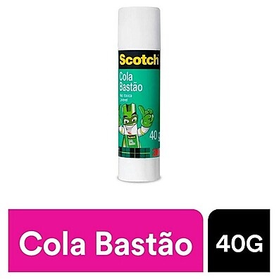 Cola Bastão Scotch 40g: Ideal para Escola e Escritório