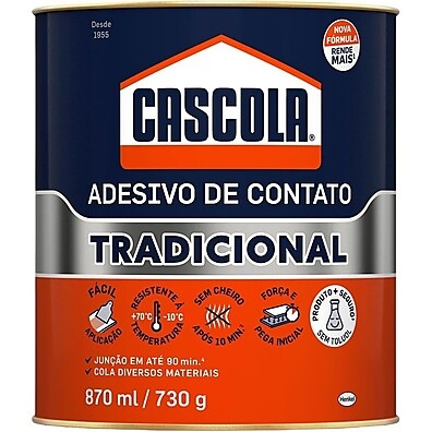Cola Cascola Sem Toluol 730g: Adesivo Forte e Seguro