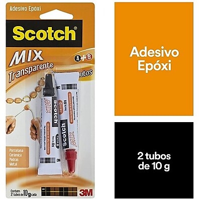 Cola Epóxi Transparente Scotch Mix: Cole Tudo!