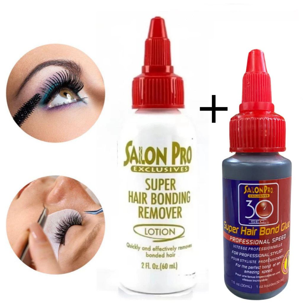 Cola Extensão Cílios 30 Seg + Removedor Salon Pro