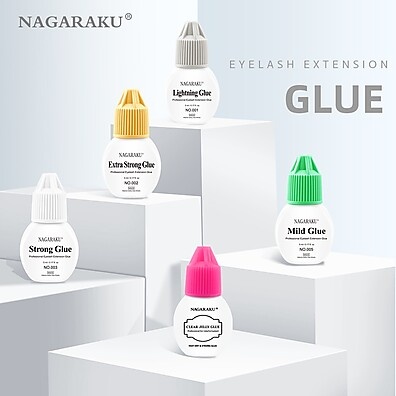 Cola Extensão de Cílios NAGARAKU: Rápida e Sem Irritação
