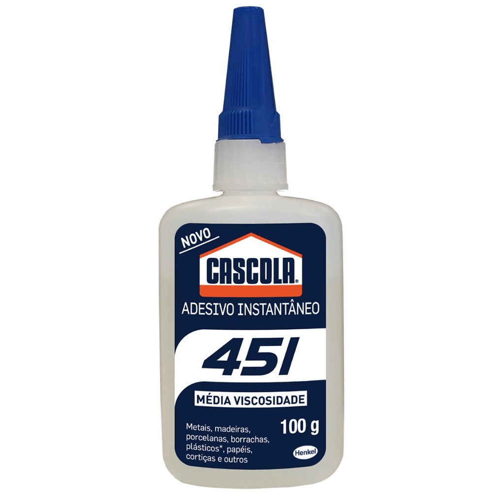 Cola Instantânea Cascola 451: Adesivo Forte e Rápido!