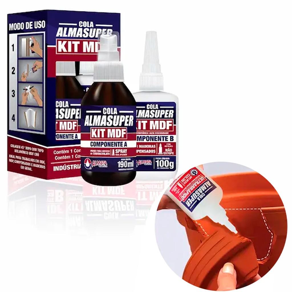 Cola Instantânea para MDF: Kit Completo + Primer