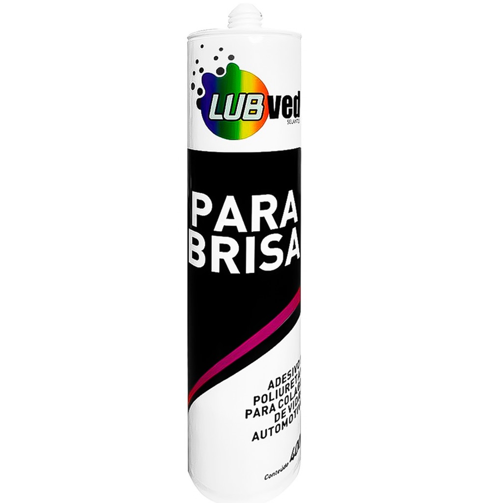 Cola Para-brisa PU Preto: Fixação Segura!