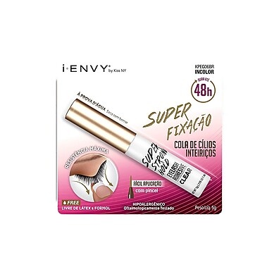 Cola Para Cílios Kiss 48H: Fixação Impecável!
