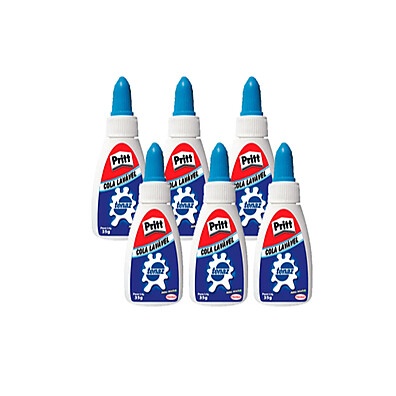 Cola Pritt Tenaz: Kit com 6 Tubos 35g