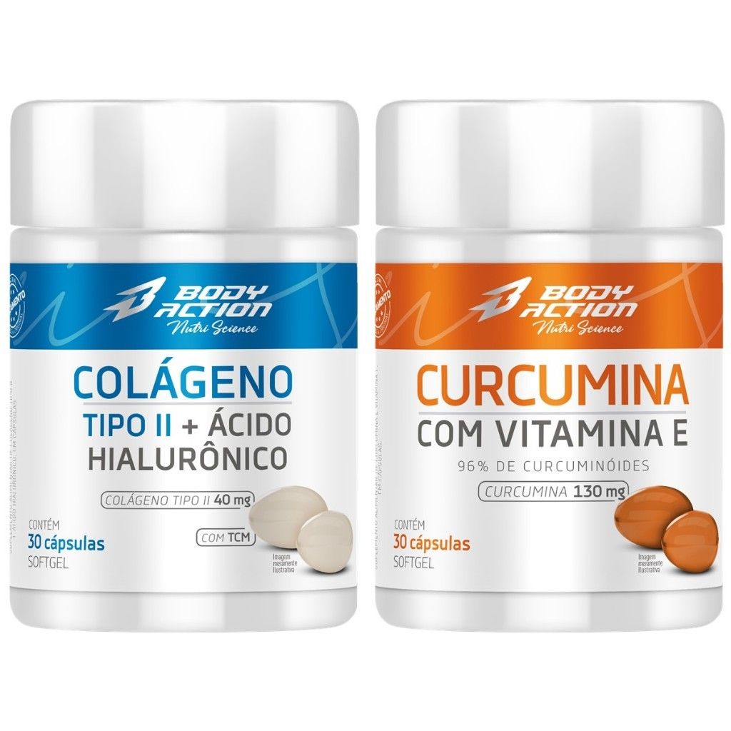 Colágeno Tipo 2 + Curcumina: Saúde das Articulações