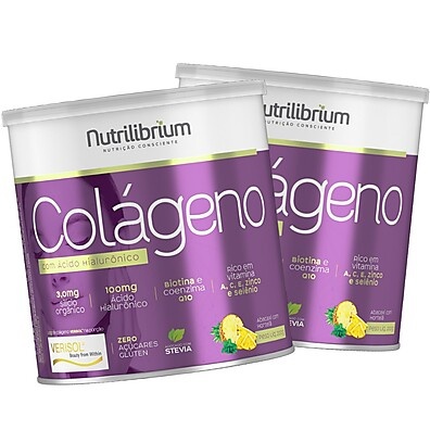 Colágeno Verisol + Ácido Hialurônico: 2x Mais Beleza!