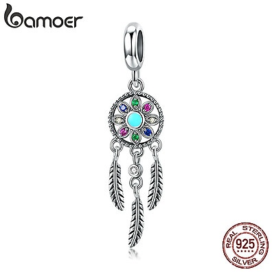 Colar Apanhador de Sonhos Bamoer: Prata 925 e Zircônia