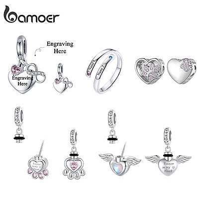 Colar com Letras Personalizadas Bamoer 925