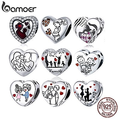 Colar e Pulseira Prata 925 Bamoer: Crie Sua Joia!