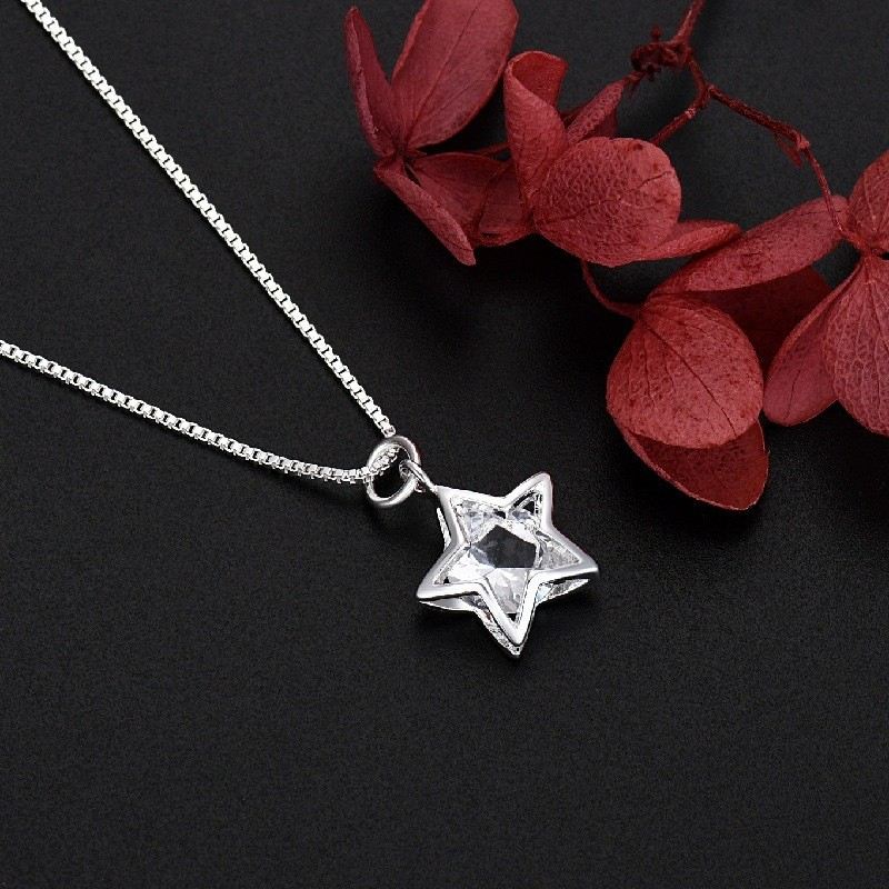 Colar Estrela Prata 925: Elegância que Ilumina seu Estilo