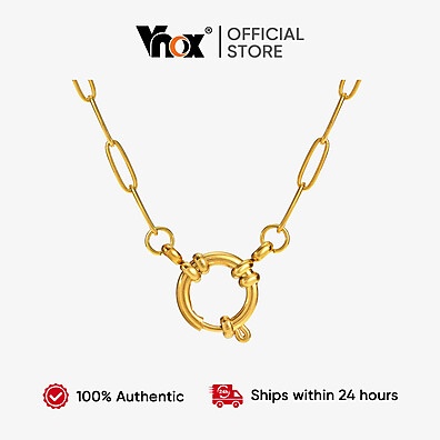 Colar Feminino Vnox: Elegância em Aço Inox