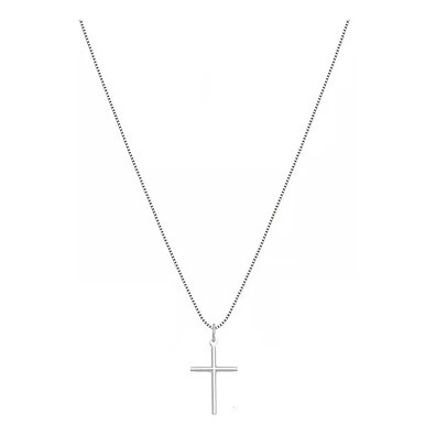 Colar Prata 925 Cruz: Elegância e Fé