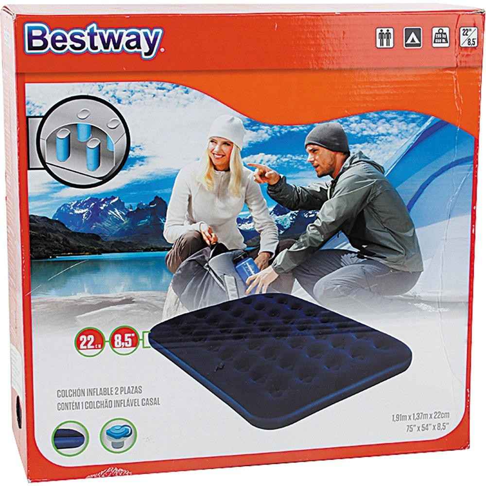 Colchão Inflável Casal Bestway: Conforto Portátil